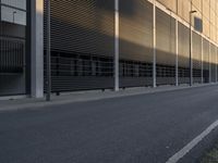 Berlin City at Dawn: Road with Asphalt