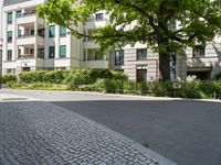 Berlin City: Daytime on an Asphalt Road Surrounded by Buildings