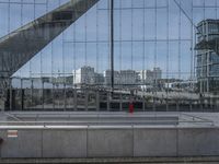 City Life in Berlin: Glass Reflections in the Daytime