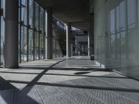 Berlin City Landscape: A Glass Wall Perspective