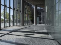 Berlin City Landscape: A Glass Wall Perspective