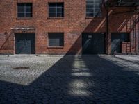 Berlin's City Life: Historic Buildings on Cobblestone Streets