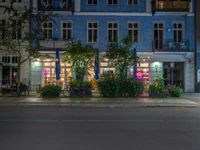 Berlin City Life at Night: A Mix of Architecture and Urban Living