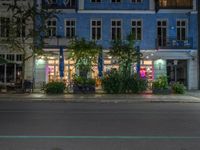 Berlin City Life at Night: A Mix of Architecture and Urban Living