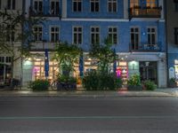 Berlin City Life at Night: A Mix of Architecture and Urban Living