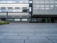 Berlin City Life: Surfaces of Office Buildings Reflect the Vibrant Urban Lifestyle