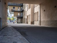 Berlin City Life: Urban Road with Classic and Modern Architecture