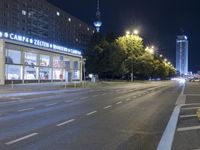 Berlin City Lights: Nighttime Urban Atmosphere