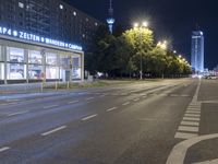 Berlin City Lights: Nighttime Urban Atmosphere 003