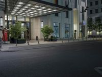 Berlin City Night: Illumination and Reflection 001