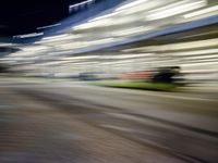 Berlin City at Night with Neon Lights