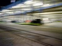 Berlin City at Night with Neon Lights