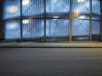Berlin City at Night: Reflections in the Lights