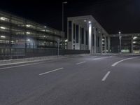 Berlin City Night: Road Lights Illuminate the Streets