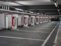 Berlin City: Parking Garages with Charging Stations