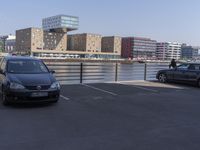 Berlin City Parking Lot by the Water: Urban 001