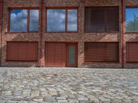 Berlin City Residential: Courtyards with Brick Walls