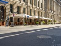 Streets of Berlin: Road, Asphalt, and Buildings