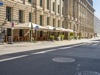 Streets of Berlin: Road, Asphalt, and Buildings