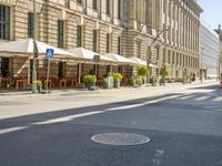 Streets of Berlin: Road, Asphalt, and Buildings