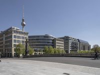 Berlin City Road: A View of the Urban Cityscape