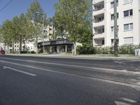 Berlin City Road with Modern Architecture