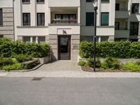 Berlin City Road: Asphalt Lined Neighborhood with Modern Architecture