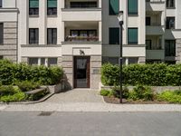 Berlin City Road: Asphalt Lined Neighborhood with Modern Architecture