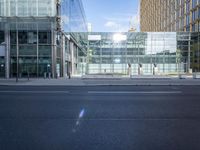 Berlin City Road: Asphalt and Reflections