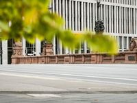 Berlin City Road: Yellow Facade and Modern Architecture
