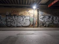 Berlin City Street Art Nighttime 001