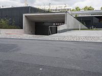 Berlin City Street: Concrete Architecture at its Finest
