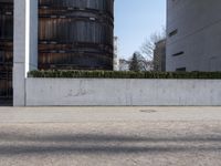 Berlin City Street: Concrete and Asphalt