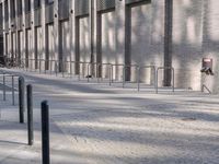 Berlin City Streets: Walking on Cobblestone