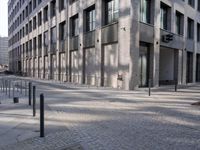 Berlin City Streets: Walking on Cobblestone