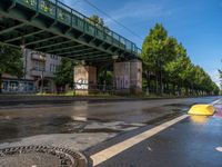 Berlin Cityscape: Bridges and Urban Roads in Germany