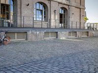 Berlin Cityscape with Classic Architecture and Cobblestone Road