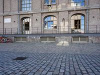 Berlin Cityscape with Classic Architecture and Cobblestone Road