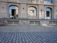 Berlin Cityscape with Classic Architecture and Cobblestone Road