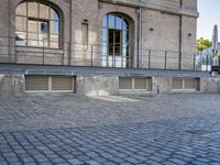 Berlin Cityscape with Classic Architecture and Cobblestone Road