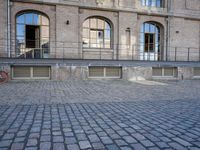 Berlin Cityscape with Classic Architecture and Cobblestone Road