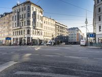 Berlin Cityscape: Clear Sky and Urban Streets