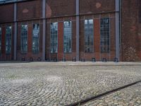 Berlin Cityscape: Cobblestone Roads and Clear Skies