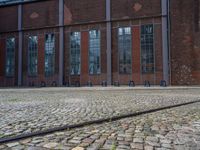 Berlin Cityscape: Cobblestone Roads and Clear Skies