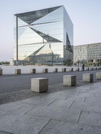 Berlin Cityscape at Dawn with Modern Architecture and Glass Skyscrapers