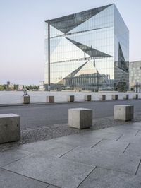 Berlin Cityscape at Dawn with Modern Architecture and Glass Skyscrapers