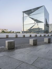 Berlin Cityscape at Dawn with Modern Architecture and Glass Skyscrapers