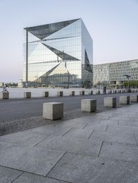 Berlin Cityscape at Dawn with Modern Architecture and Glass Skyscrapers