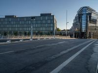 Berlin Cityscape at Dawn: Sleek Architecture in the Financial District