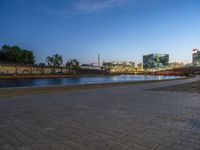 Berlin Cityscape at Dawn: Contrasting Urban and Natural Beauty